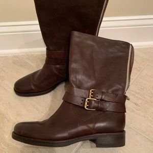 J Crew leather boots.